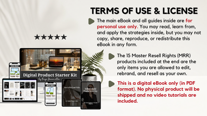 Digital Product Starter Kit by Faye Decenilla